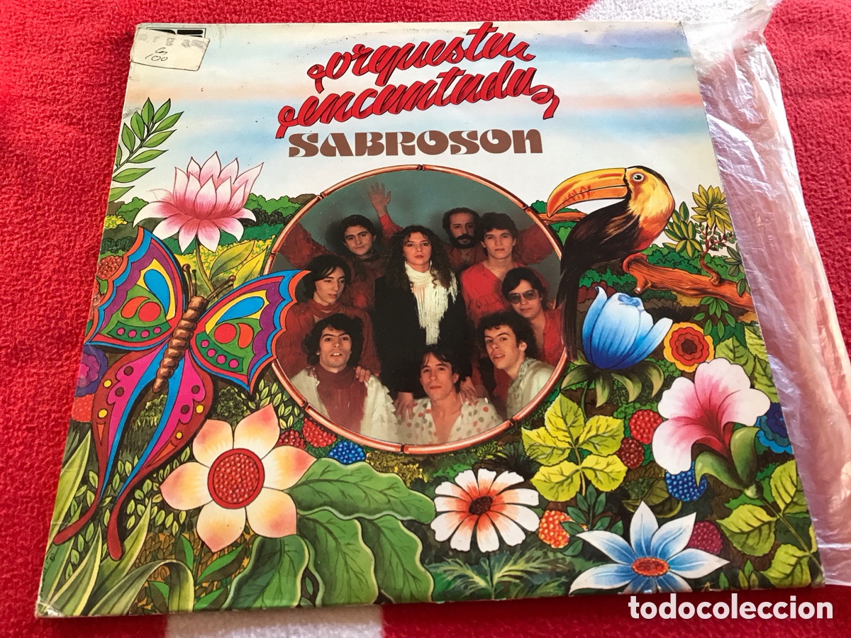 Discos de vinilo: LP Orquesta Encantada - Sabros&oacute;n - Foto 1
