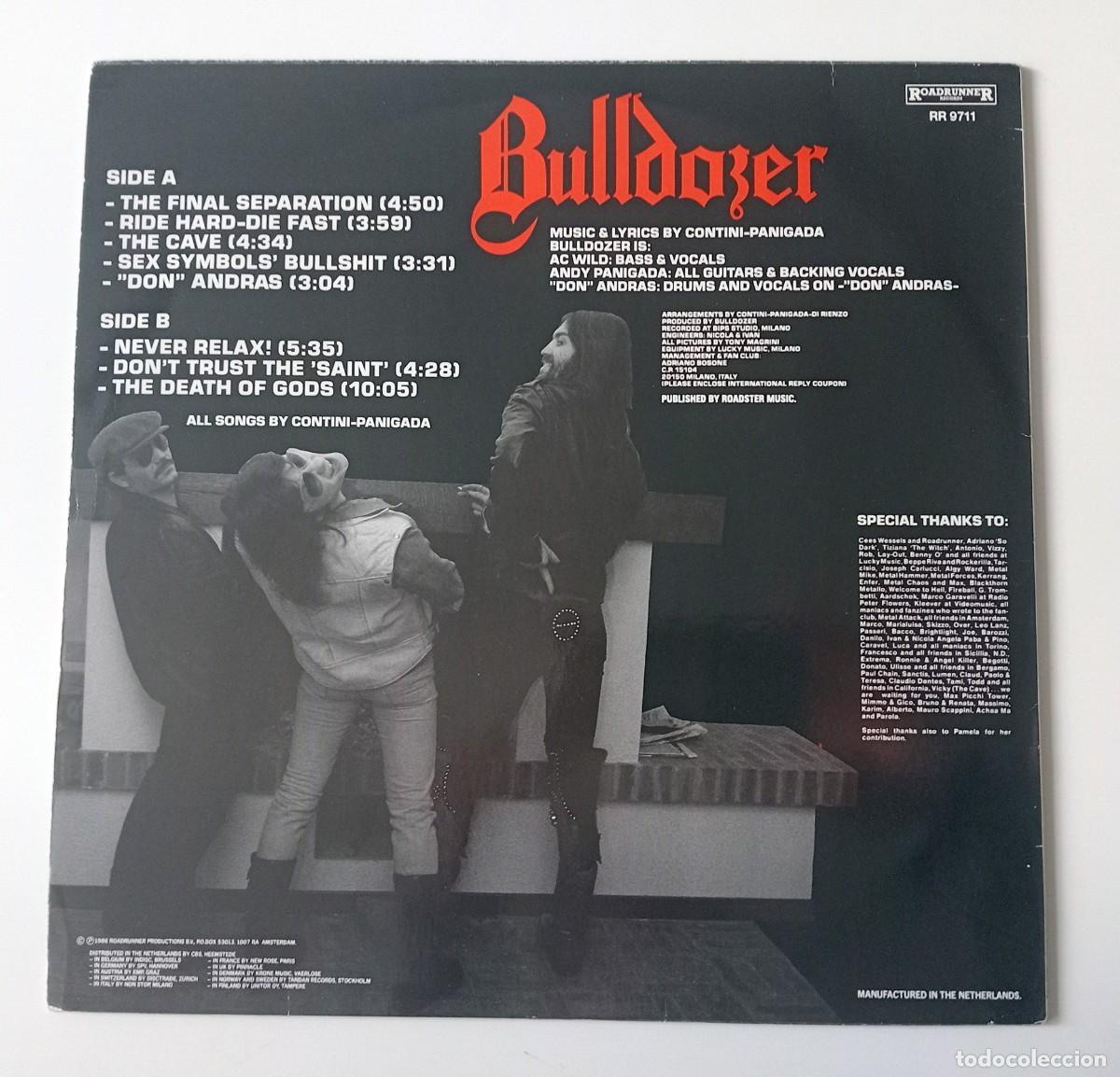 Discos de vinilo: LP BULLDOZER - THE FINAL SEPARATION - Foto 2