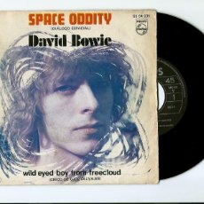 Discos de vinilo: DAVID BOWIE. SPACE ODDITY. WILD EYED BOY FROM FREECLOUD. (VINILO SINGLE 1970)