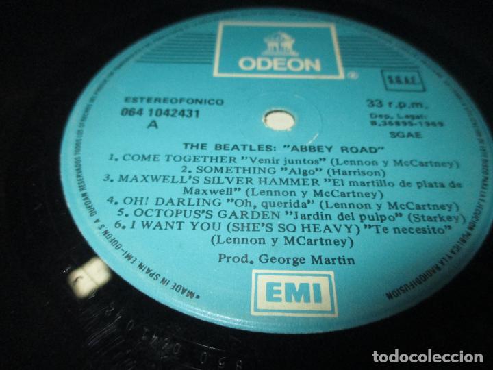 Discos de vinilo: THE BEATLES - ABBEY ROAD - EMI ODEON - SPAIN - REF 064 1042431 - T - - Foto 6