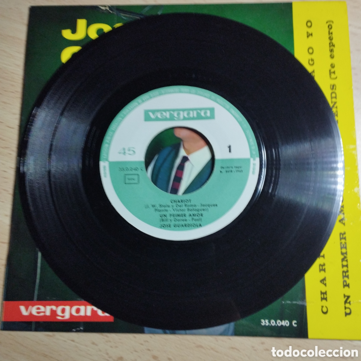 Discos de vinilo: EP 7&rdquo; Jos&eacute; Guardiola 1963 Chariot + 3. - Foto 3