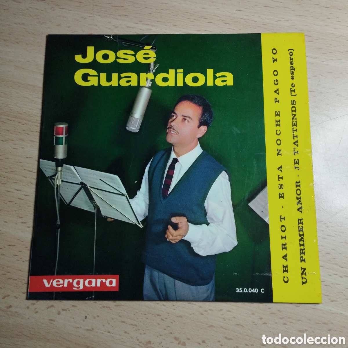 Discos de vinilo: EP 7&rdquo; Jos&eacute; Guardiola 1963 Chariot + 3. - Foto 1