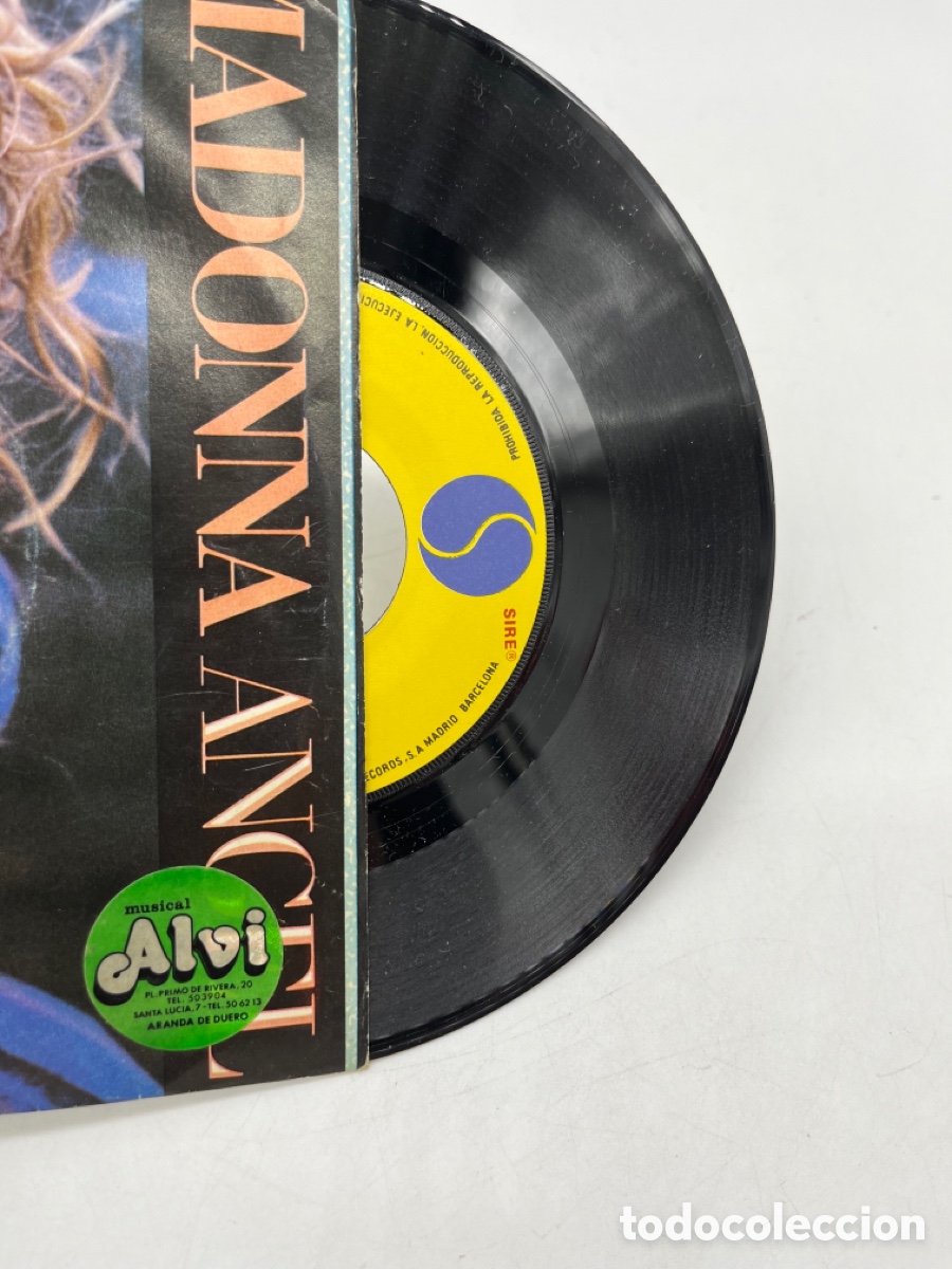 Discos de vinilo: Madonna &lrm;&ndash; Angel Single 1985 - Foto 3