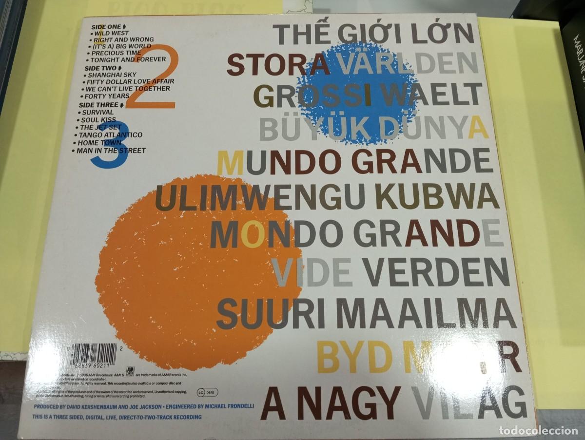 Discos de vinilo: 2 LP Joe Jackson - Big World - Foto 2