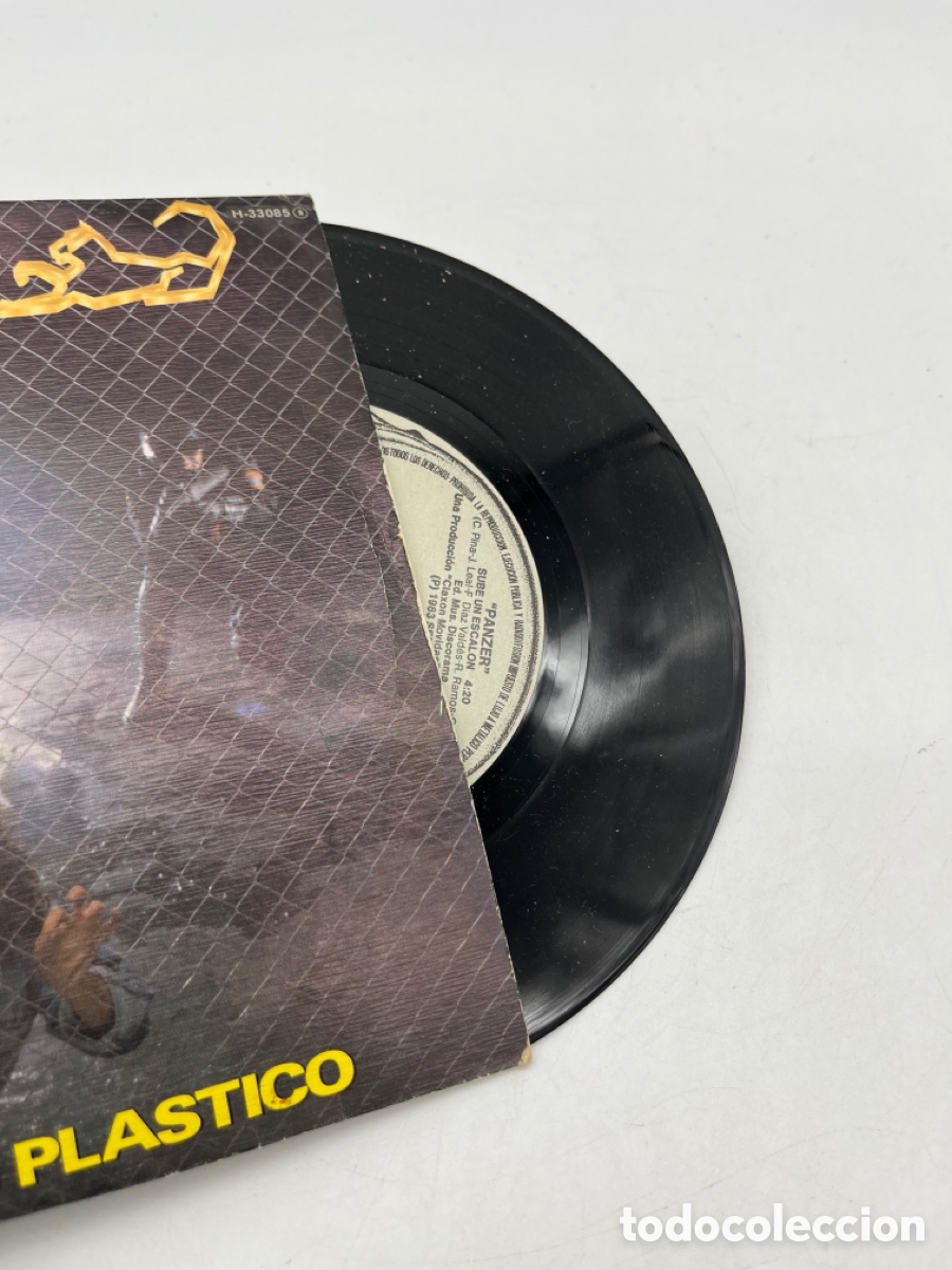 Discos de vinilo: Panzer - Galones De Plastico 1983-SINGLE - Foto 3