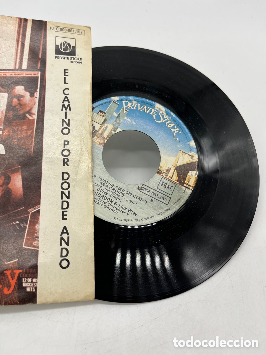Discos de vinilo: Robert Gordon & Link Wray / THE WAY I WALK / 1978 / SINGLE - Foto 3