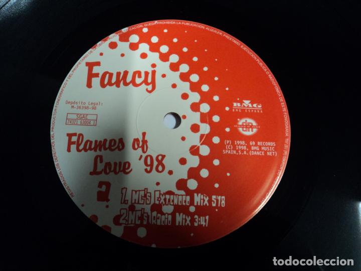 Discos de vinilo: FANCY - FLAMES OF LOVE &acute;98 - Foto 3