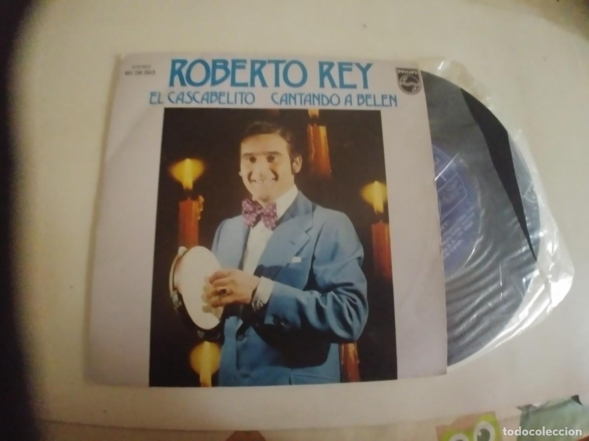 Discos de vinilo: ROBERTO REY-SINGLE EL CASCABELITO-NUEVO - Foto 1