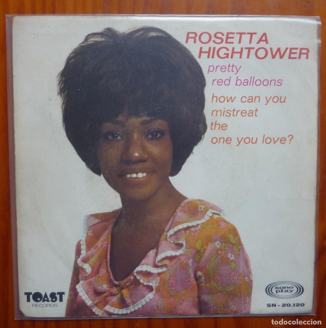 Discos de vinilo: ROSETTA HIGHTOWER / PRETTY RED BALLOONS / 1968 / SINGLE - Foto 1