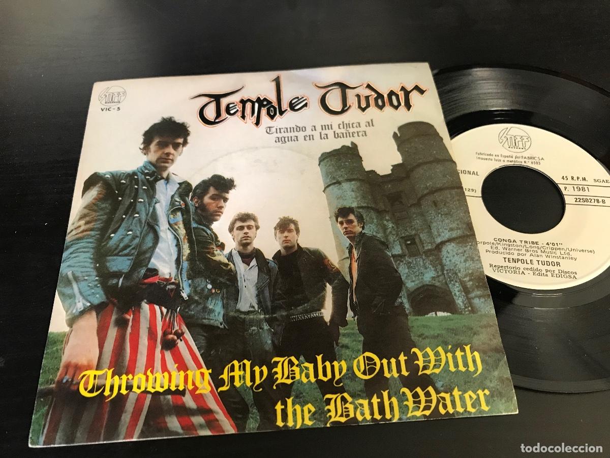 Dischi in vinile: TENPOLE TUDOR -THROWING MY BABY OUT WITH THE 7&rdquo; SINGLE STIFF/VICTORIA PROMOCIONAL NEW WAVE POST PUNK