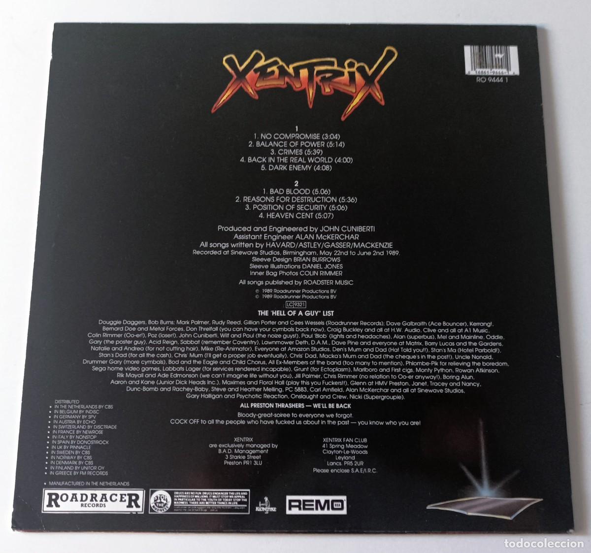 Discos de vinilo: LP XENTRIX - SHATTERED EXISTENCE - Foto 2