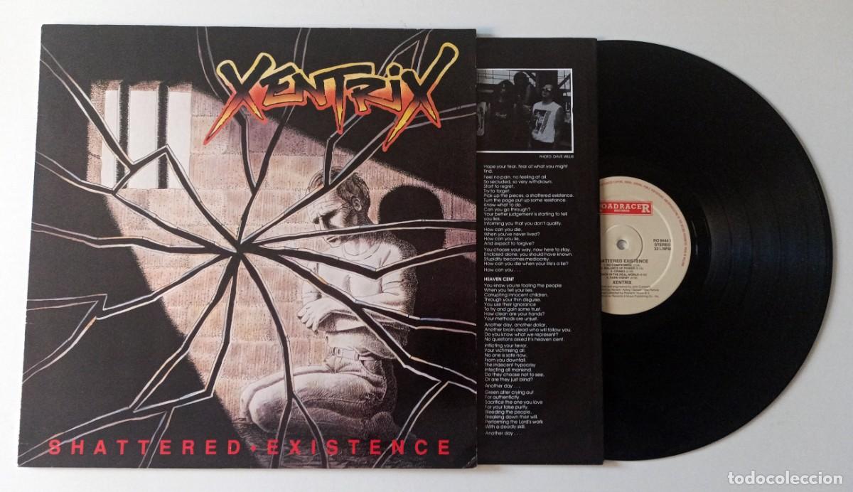 Discos de vinilo: LP XENTRIX - SHATTERED EXISTENCE - Foto 3
