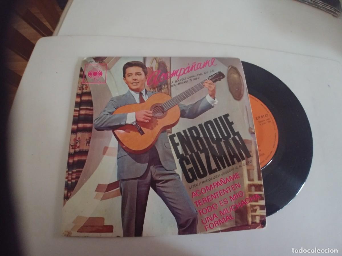Discos de vinilo: ENRIQUE GUZMAN-EP ACOMPA&Ntilde;AME +3 - Foto 1