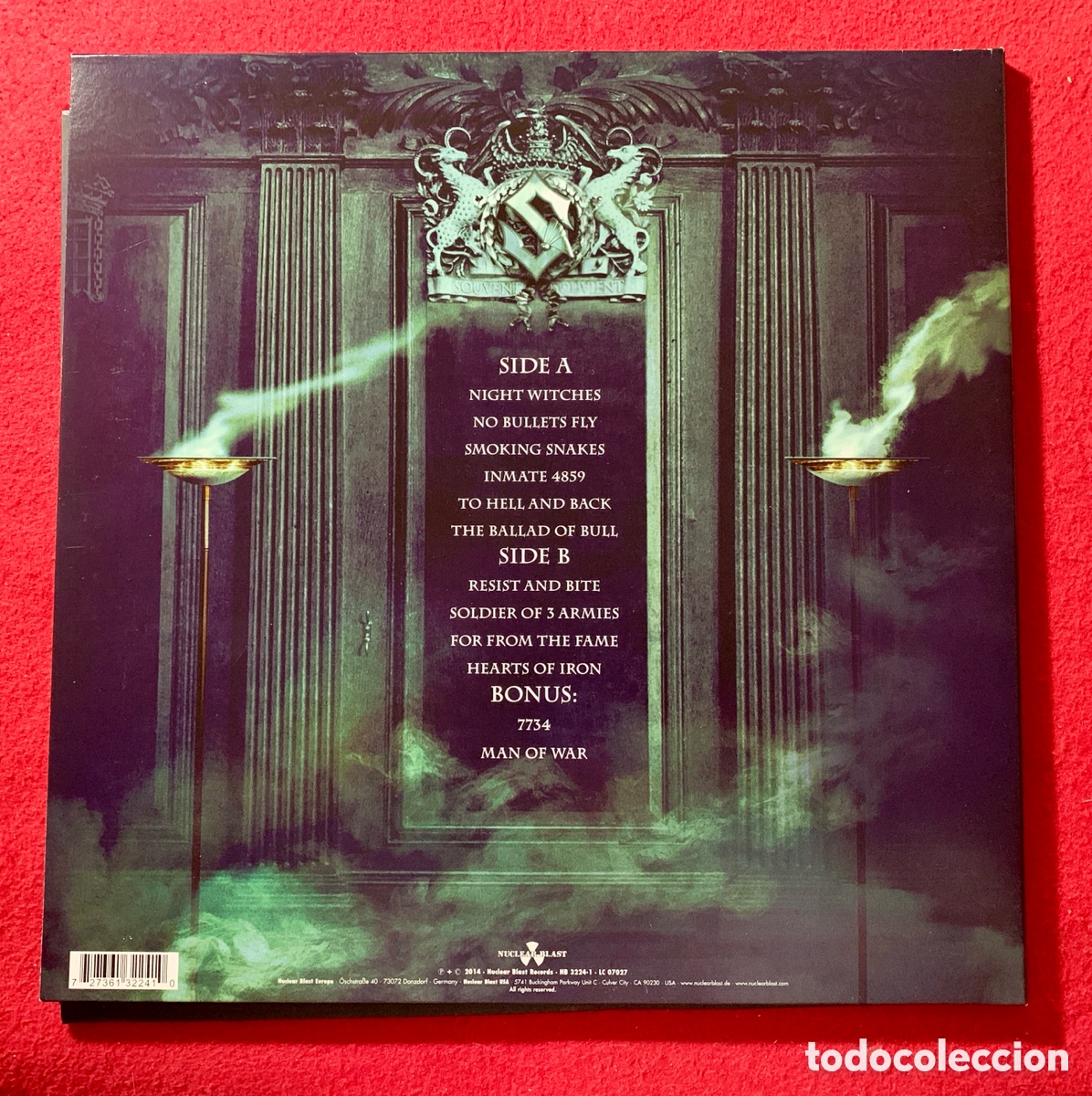 Discos de vinilo: SABATON-Firmado Vinilo &ldquo;H&eacute;roes&rdquo; - Foto 2