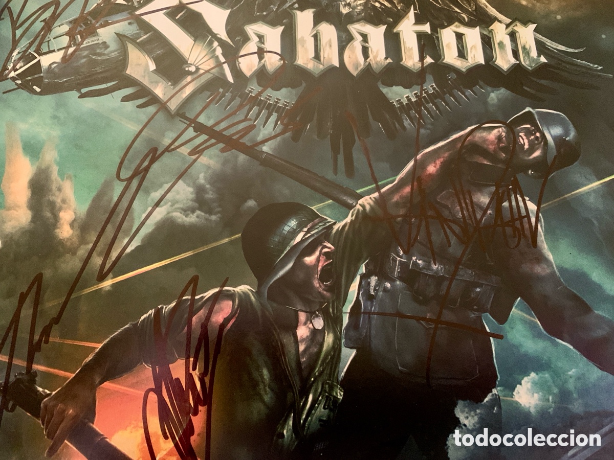 Discos de vinilo: SABATON-Firmado Vinilo &ldquo;H&eacute;roes&rdquo; - Foto 6