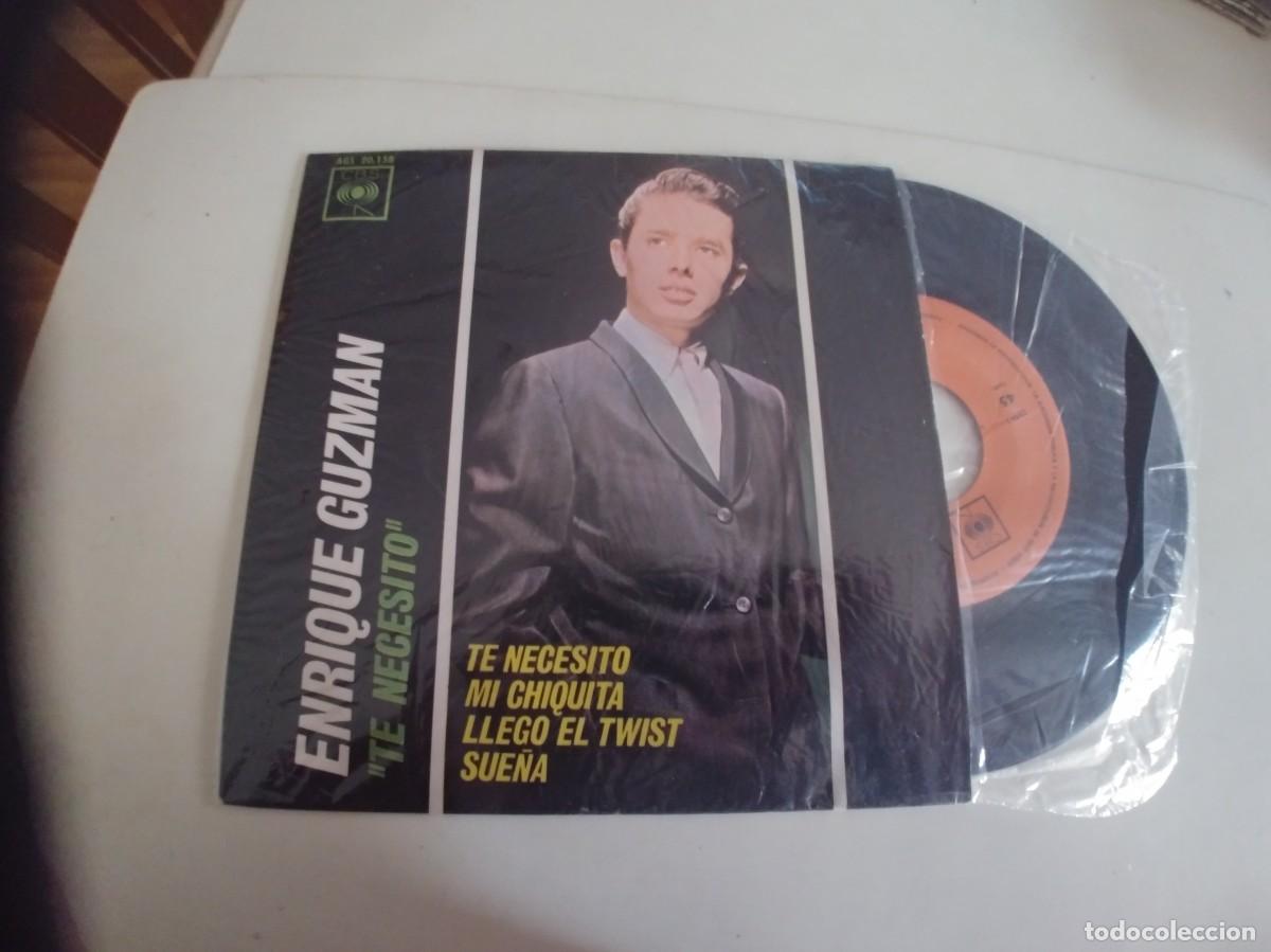 Discos de vinilo: ENRIQUE GUZMAN-EP TE NECESITO +3 - Foto 1