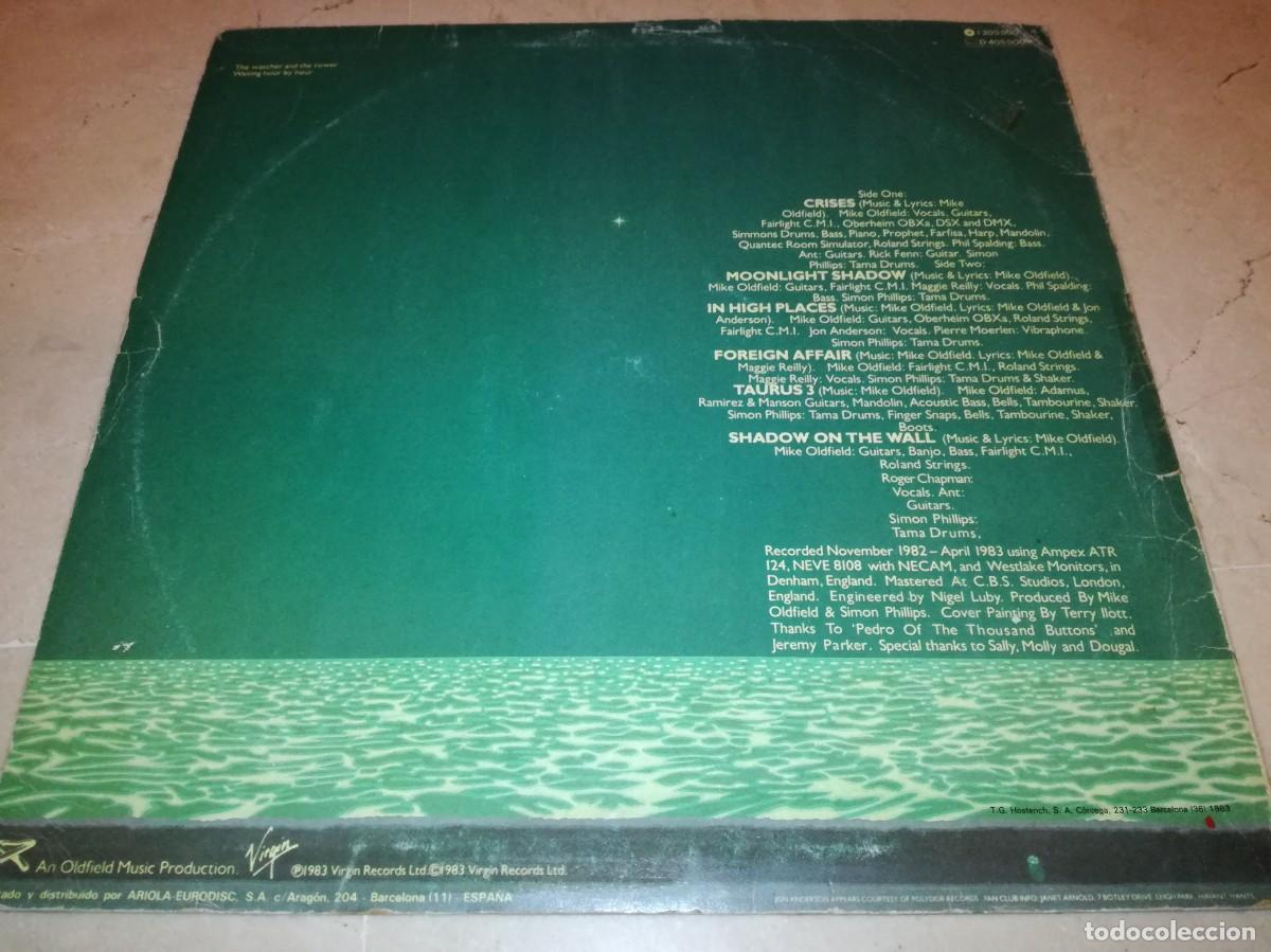 Discos de vinilo: MIKE OLDFIELD-CRISES-ORIGINAL ESPA&Ntilde;OL 1983 - Foto 2