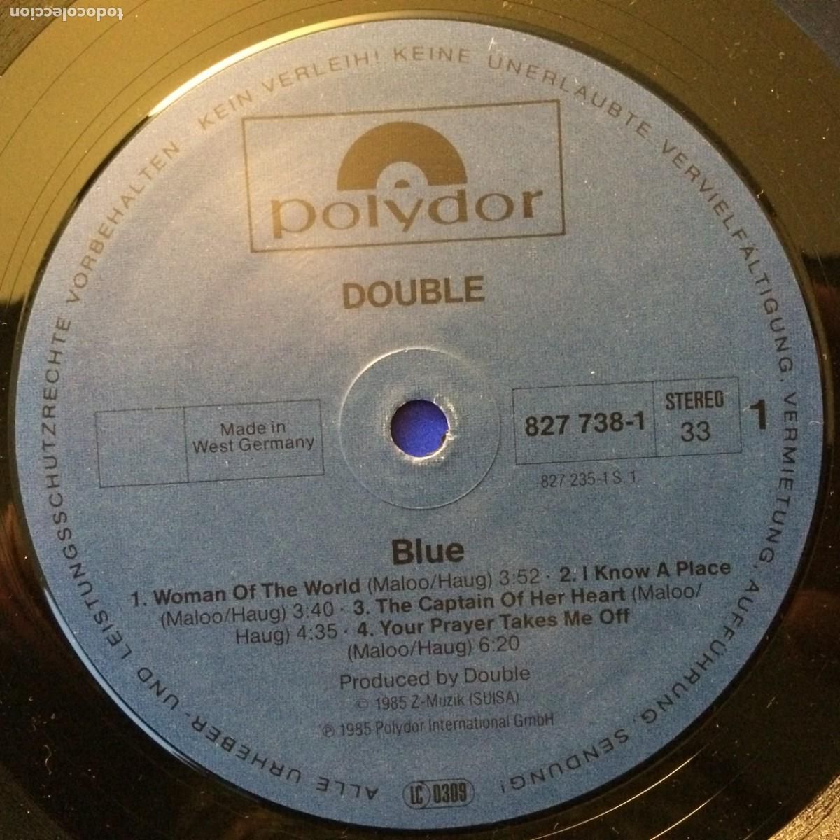 Discos de vinilo: Double &lrm;&ndash; Blue , Germany 1985 Polydor - Foto 4