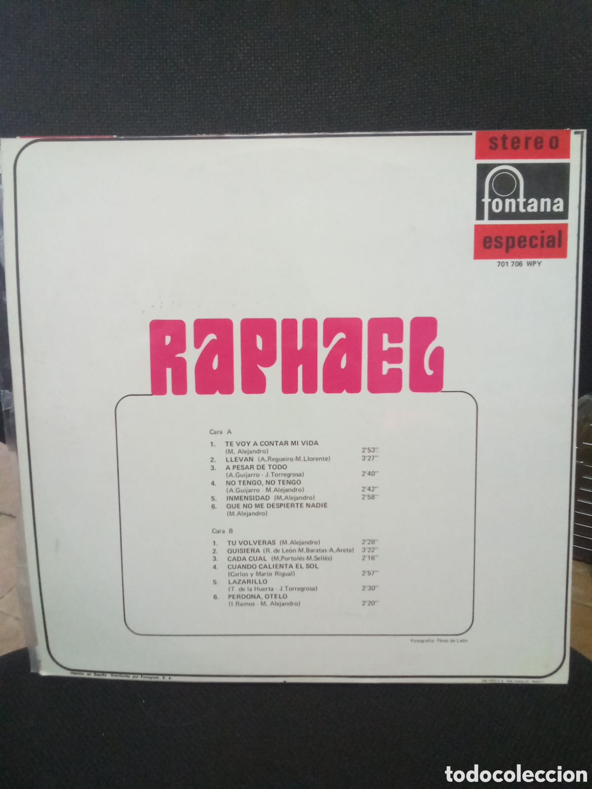 Discos de vinilo: Raphael - Foto 2