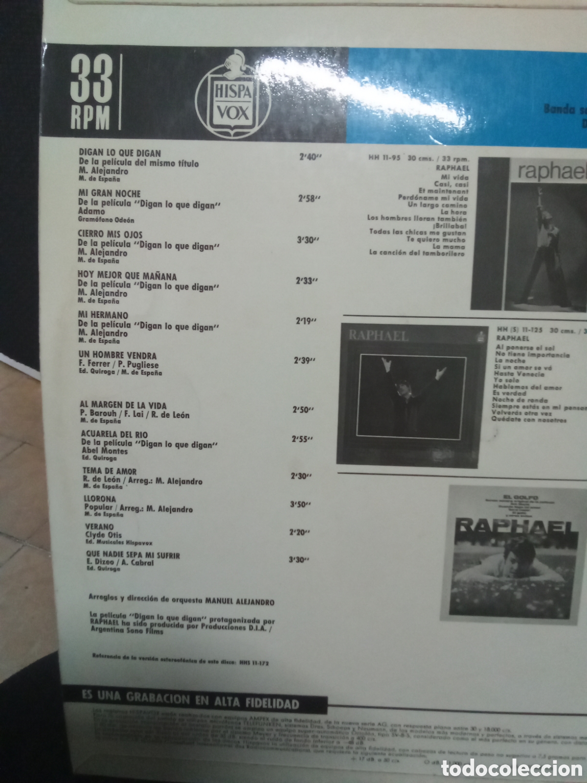 Discos de vinilo: Raphael - Foto 3