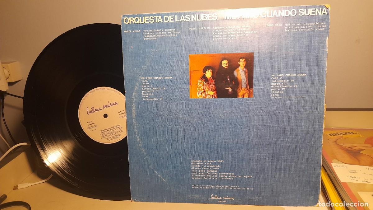 Discos de vinilo: LP ORQUESTA DE LAS NUBES : ME PARO CUANDO SUENA - Foto 2