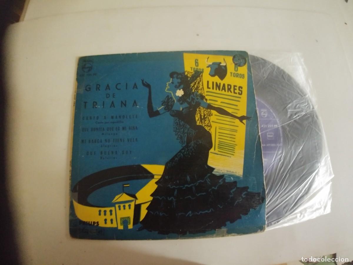 Discos de vinilo: GRACIA DE TRIANA-EP CANTO A MANOLETE +3 - Foto 1