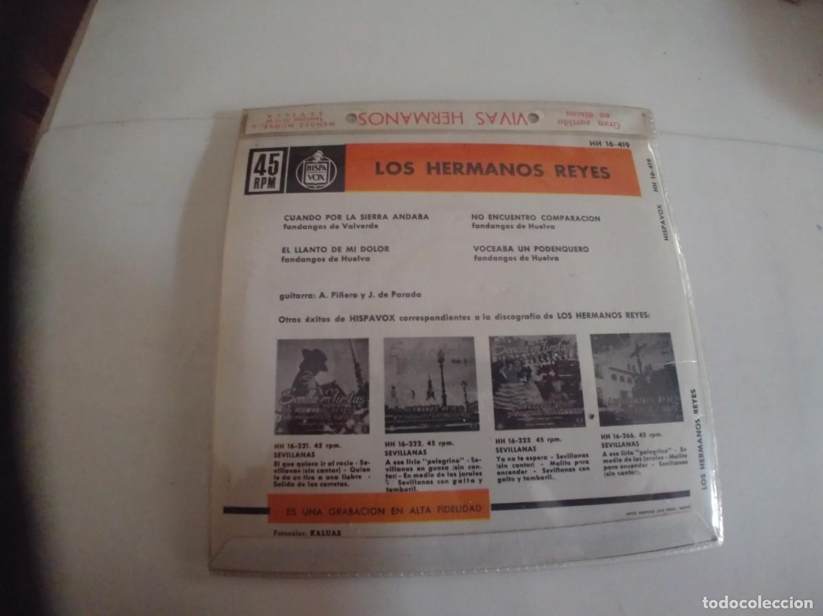 Discos de vinilo: HERMANOS REYES-EP FANDANGOS - Foto 2