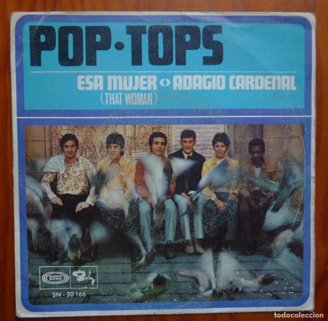 Discos de vinilo: POP-TOPS / THAT WOMAN / 1968 / SINGLE - Foto 1