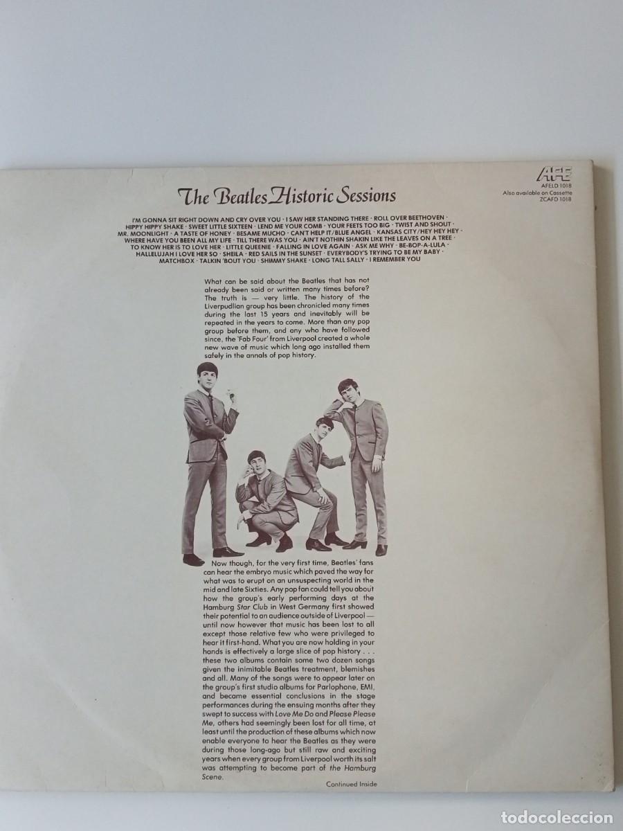 the beatles - historic sessions (2xlp) uk 1981 - Compra venta en