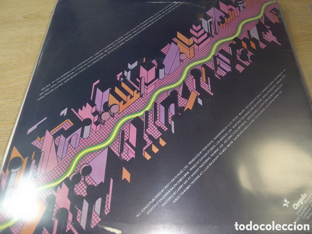Discos de vinilo: ROBIN TROWER CARAVAN TO MIDNIGHT - Foto 2