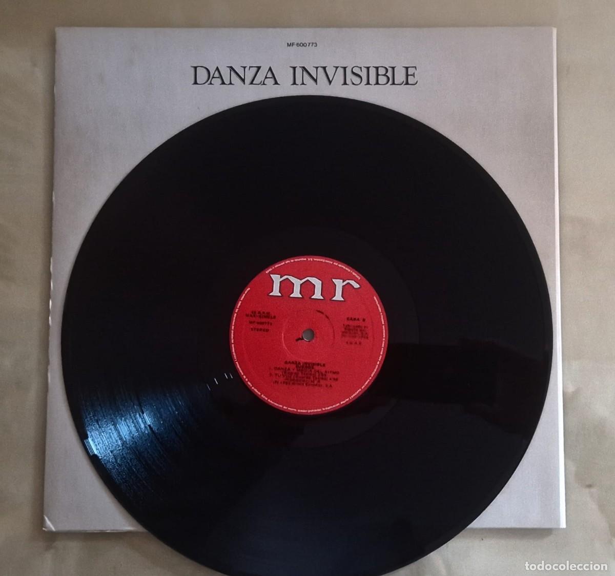 Discos de vinilo: DANZA INVISIBLE - SUE&Ntilde;OS MAXI SINGLE 1983 (MR-ARIOLA) ESPA&Ntilde;A - Foto 3