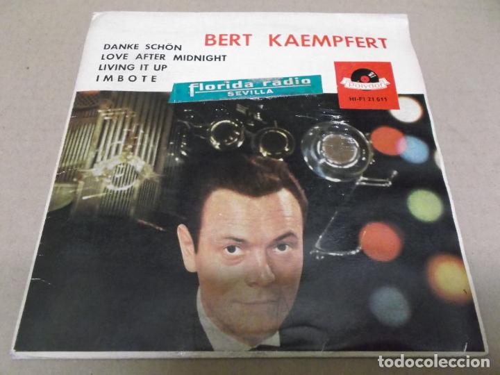 Discos de vinilo: BERT KAEMPFERT (EP) DANKE SCHON A&Ntilde;O &ndash; 1963 - Foto 1