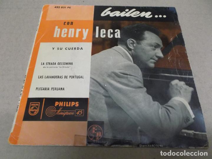 Discos de vinilo: HENRY LECA (EP) BAILEN &ndash; LA STRADA A&Ntilde;O &ndash; 1955 - Foto 1