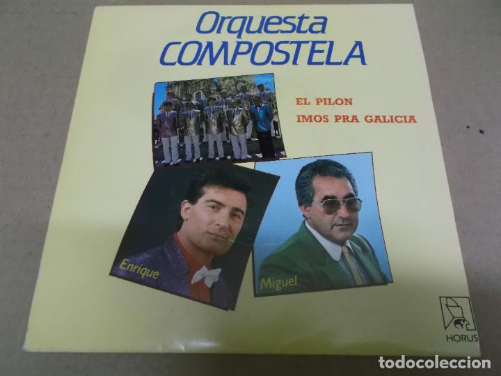 Discos de vinilo: ORQUESTA COMPOSTELA (SN) EL PILON A&Ntilde;O &ndash; 1989 - Foto 1
