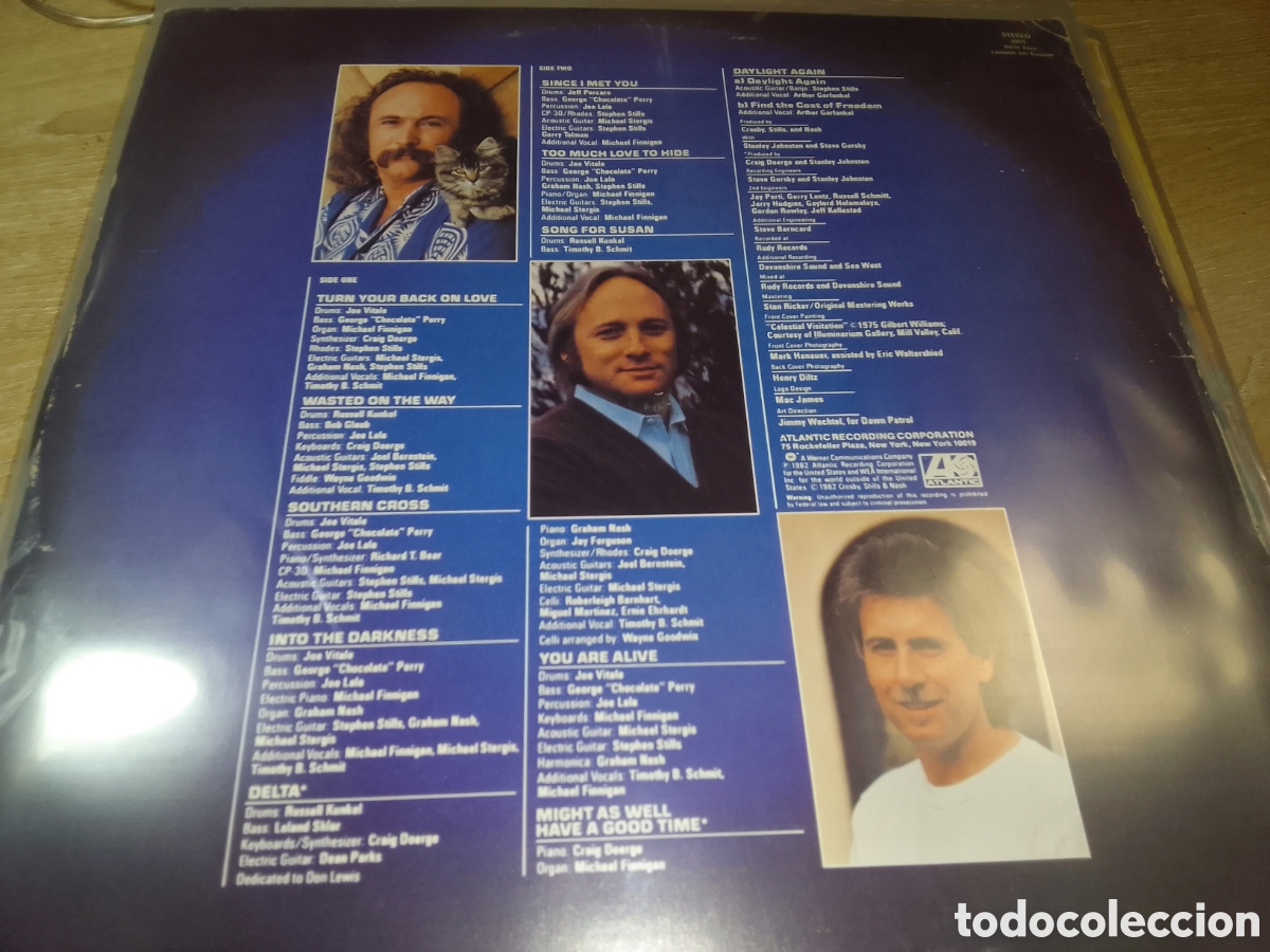 Discos de vinilo: CROSBY STILL AND NASH DAYLIGHT AGAIN - Foto 2