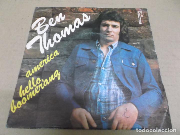 Discos de vinilo: BEN THOMAS (SN) AMERICA A&Ntilde;O &ndash; 1974 - Foto 1