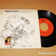 Dischi in vinile: ROBERTO CARLOS - EL GATO QUE ESTA TRISTE Y AZUL - SINGLE - 1972