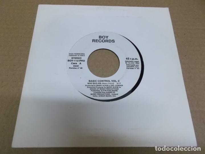 Discos de vinilo: BASIC CONTROL VOL. 2 (SN) WHO IS ELVIS? A&Ntilde;O &ndash; 1992 - Foto 1