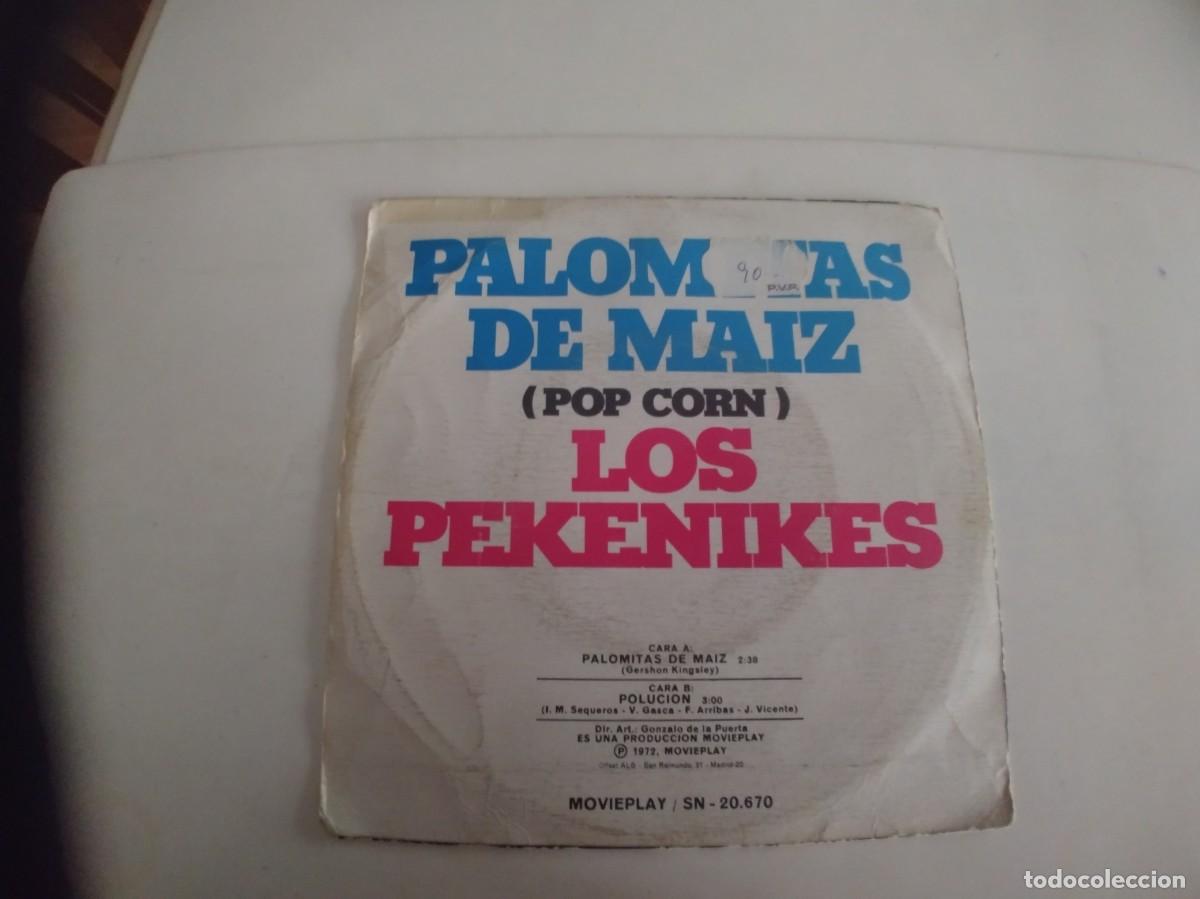 Discos de vinilo: LOS PEKENIKES-SINGLE PALOMITAS DE MAIZ - Foto 2