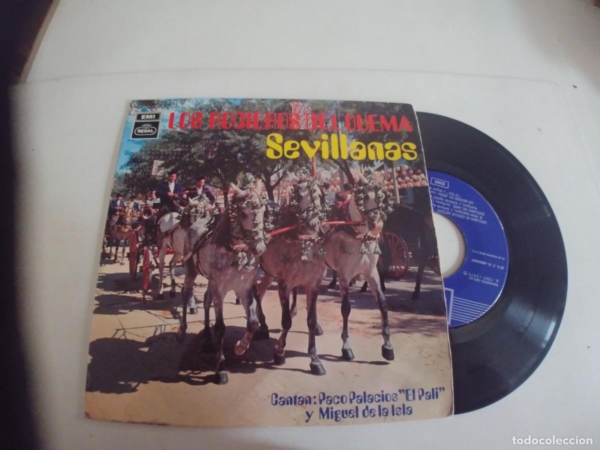 Discos de vinilo: LOS ROCIEROS DEL QUEMA-EP EL PALI Y MIGUEL DE LA ISLA - Foto 1