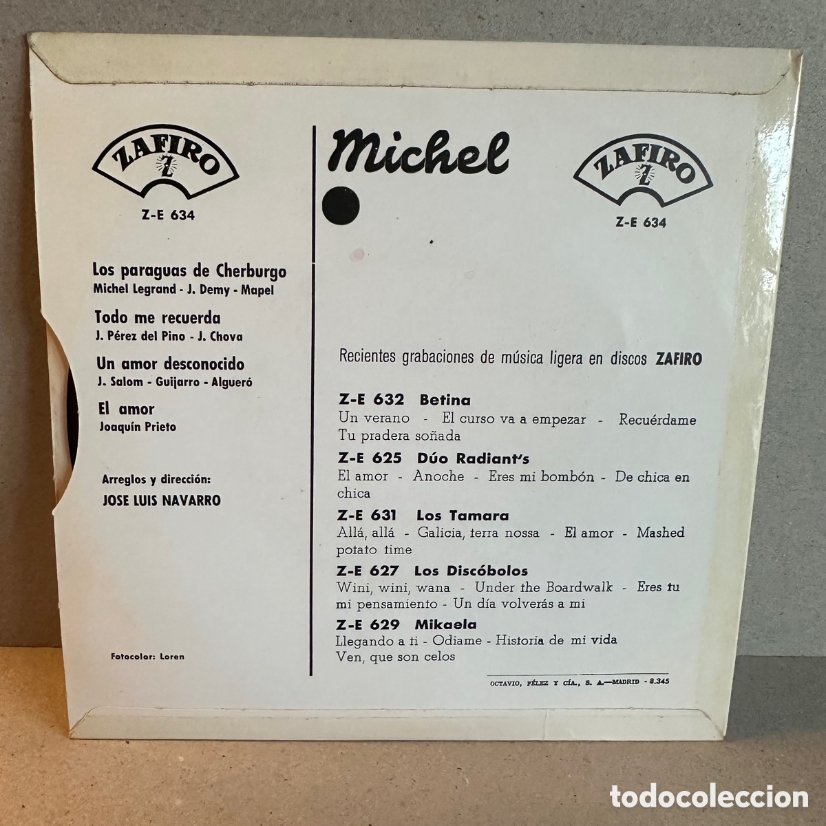 Discos de vinilo: Michel - Gloria (7&rdquo;, EP) - Foto 2