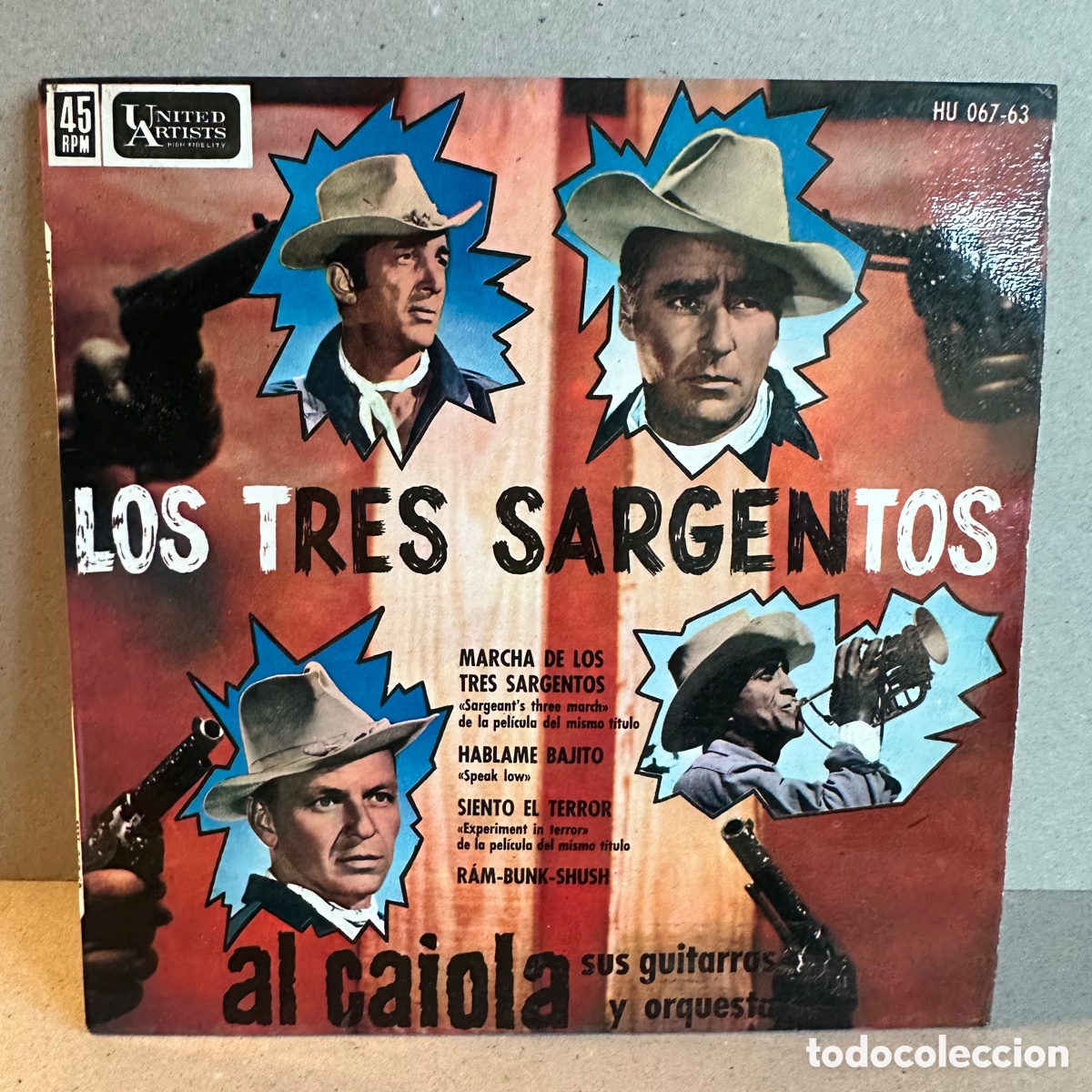 Discos de vinilo: Al Caiola - Los Tres Sargentos (7&rdquo;, EP) - Foto 1