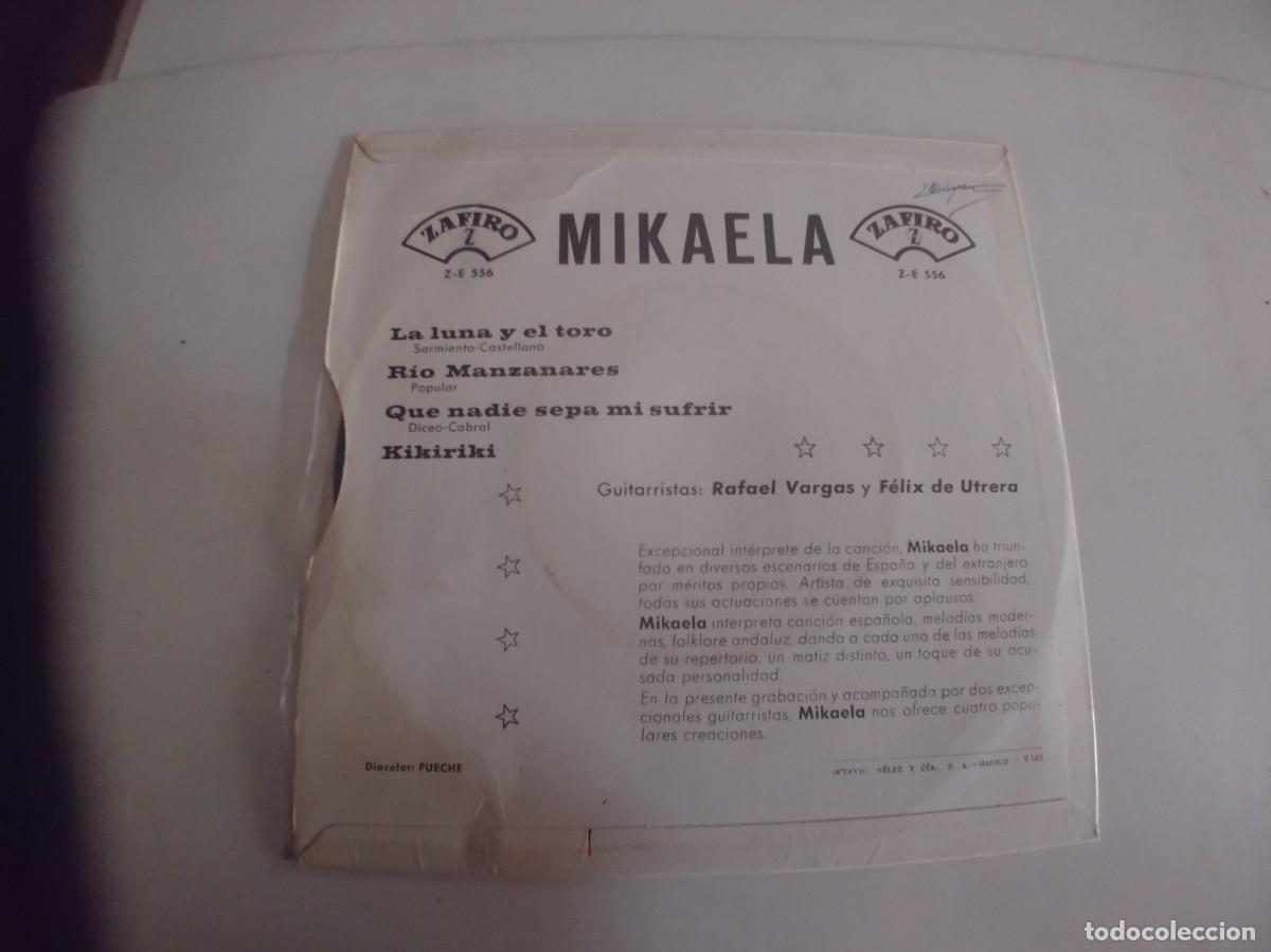 Discos de vinilo: MIKAELA-EP RIO MANZANARES +3 - Foto 2