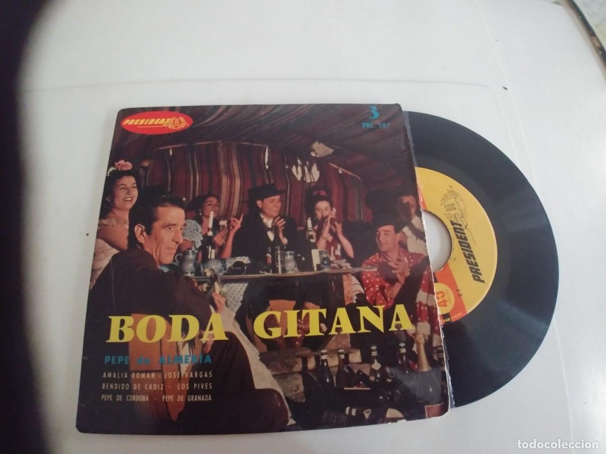 Discos de vinilo: PEPE DE ALMERIA-EP BODA GITANA - Foto 1