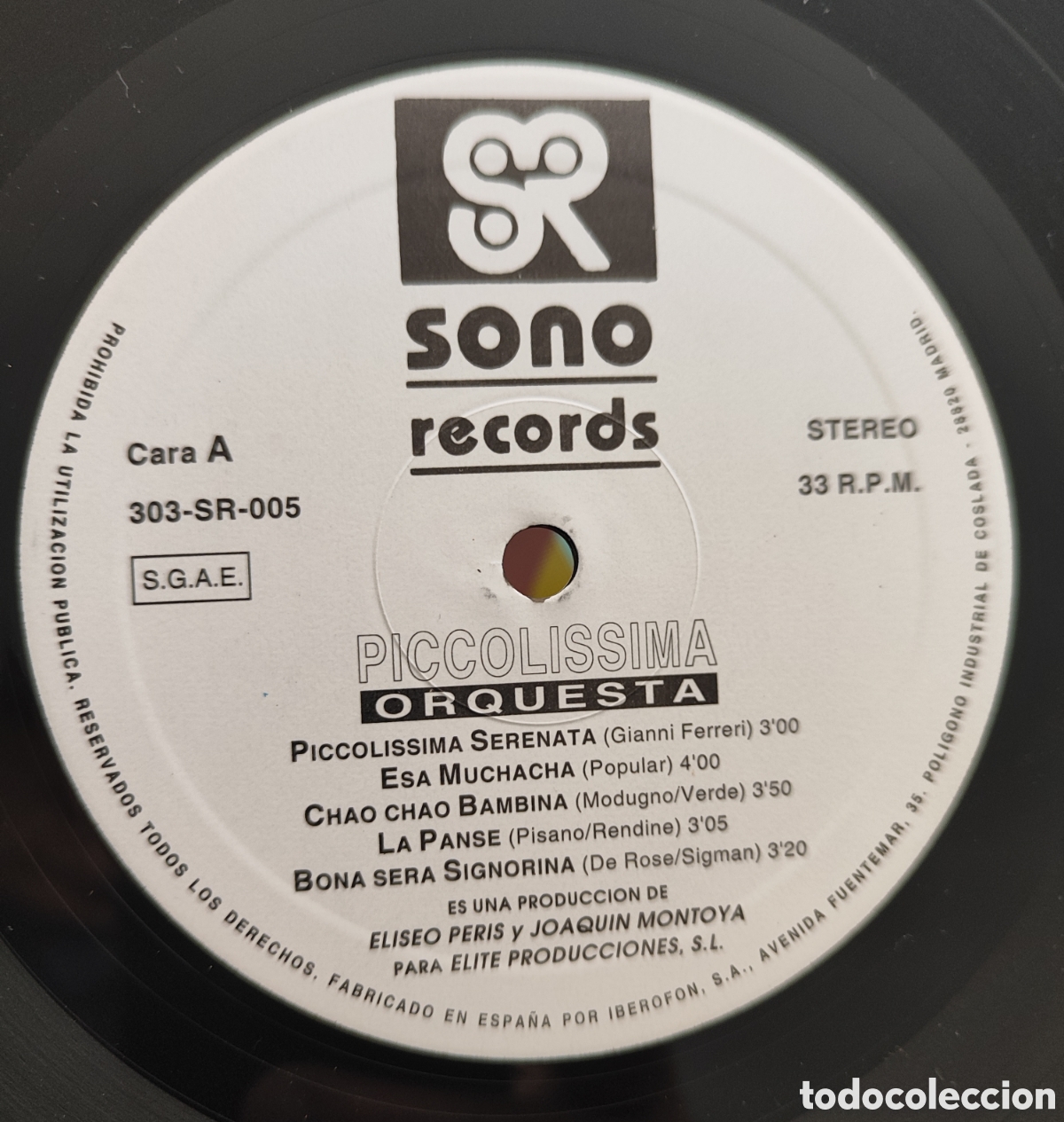 Discos de vinilo: PICCOLISSIMA ORQUESTA - Foto 2