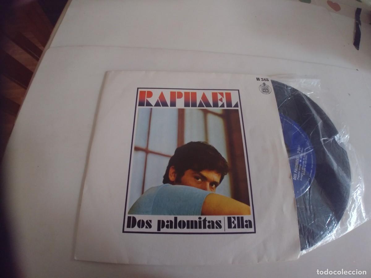Discos de vinilo: RAPHAEL-SINGLE DOS PALOMITAS-NUEVO - Foto 1