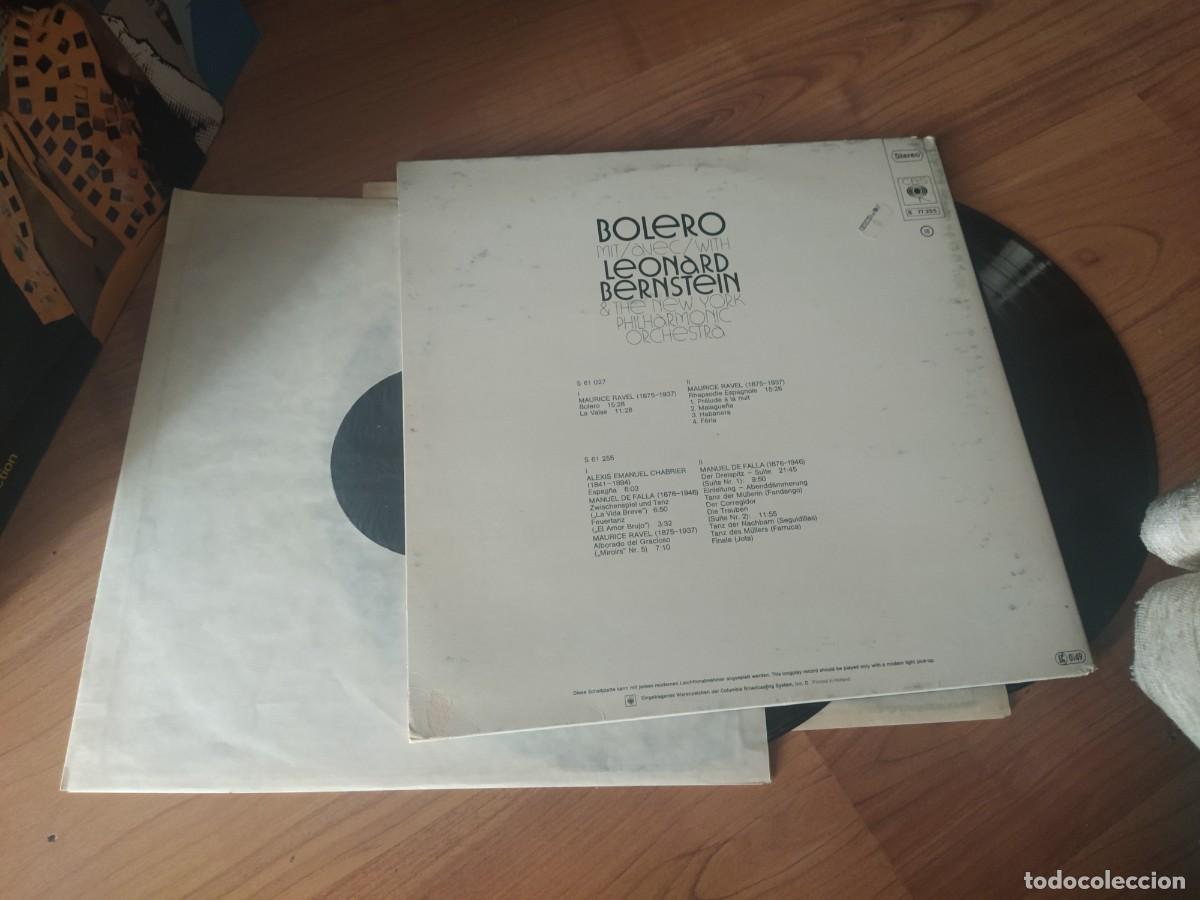 Discos de vinilo: Leonard bernstein doble lp Bolero mit/avec/with - Foto 3