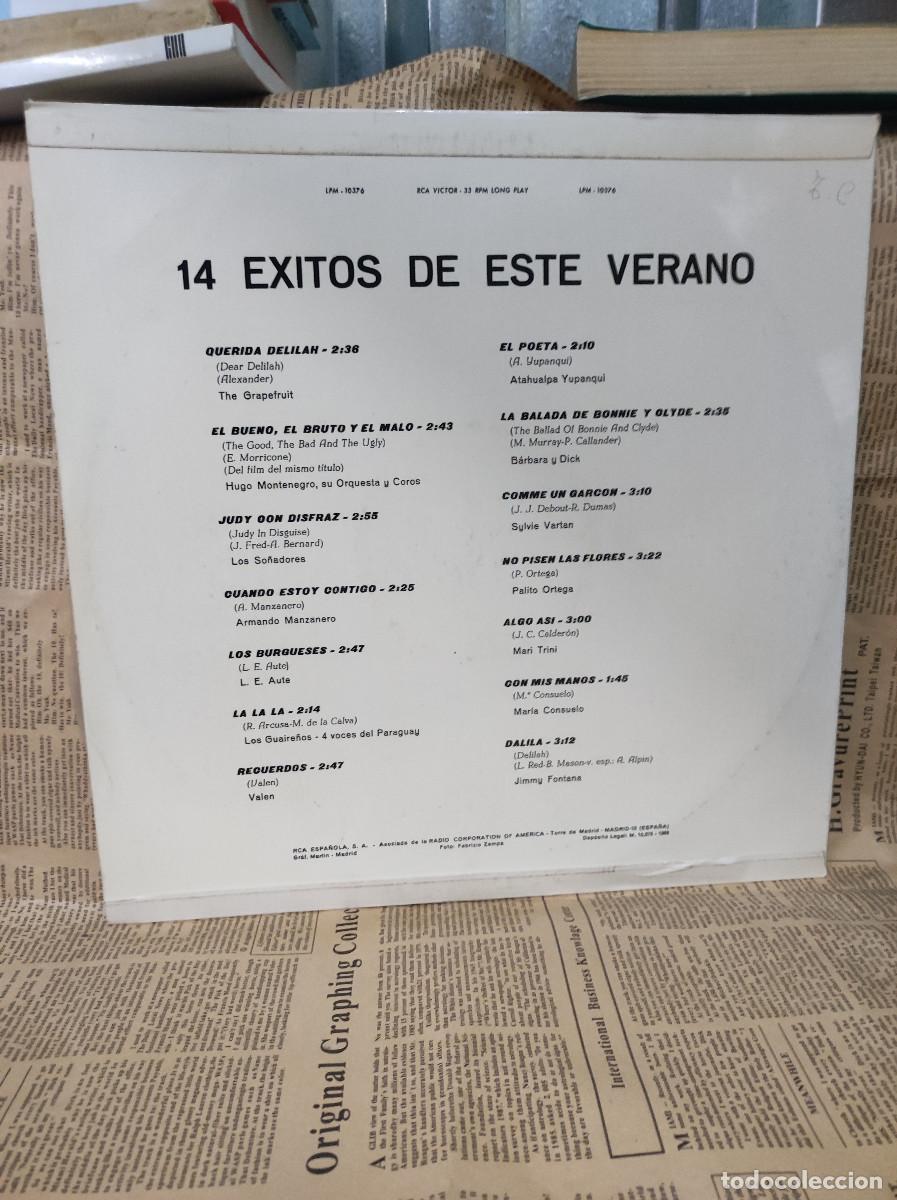 Discos de vinilo: 14 EXITOS DE ESTE VERANO - Foto 2