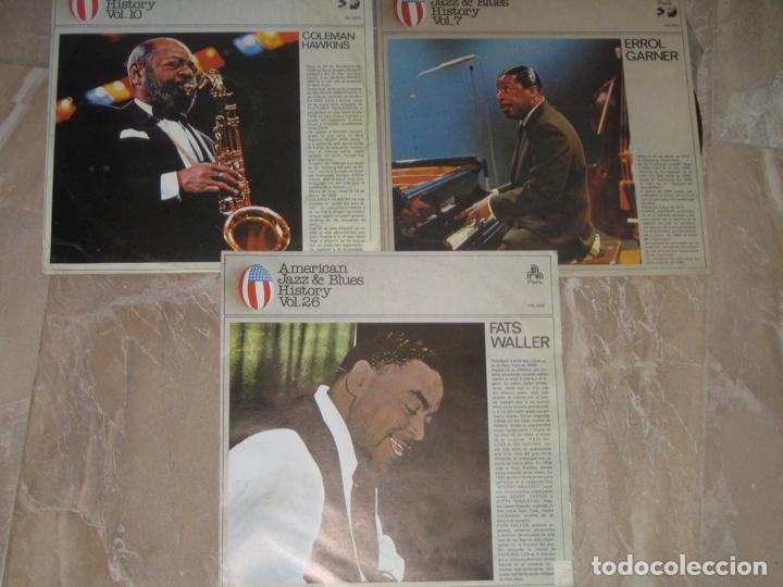 Disques de vinyle: AMERICAN JAZZ - LOTE DE TRES LPS
