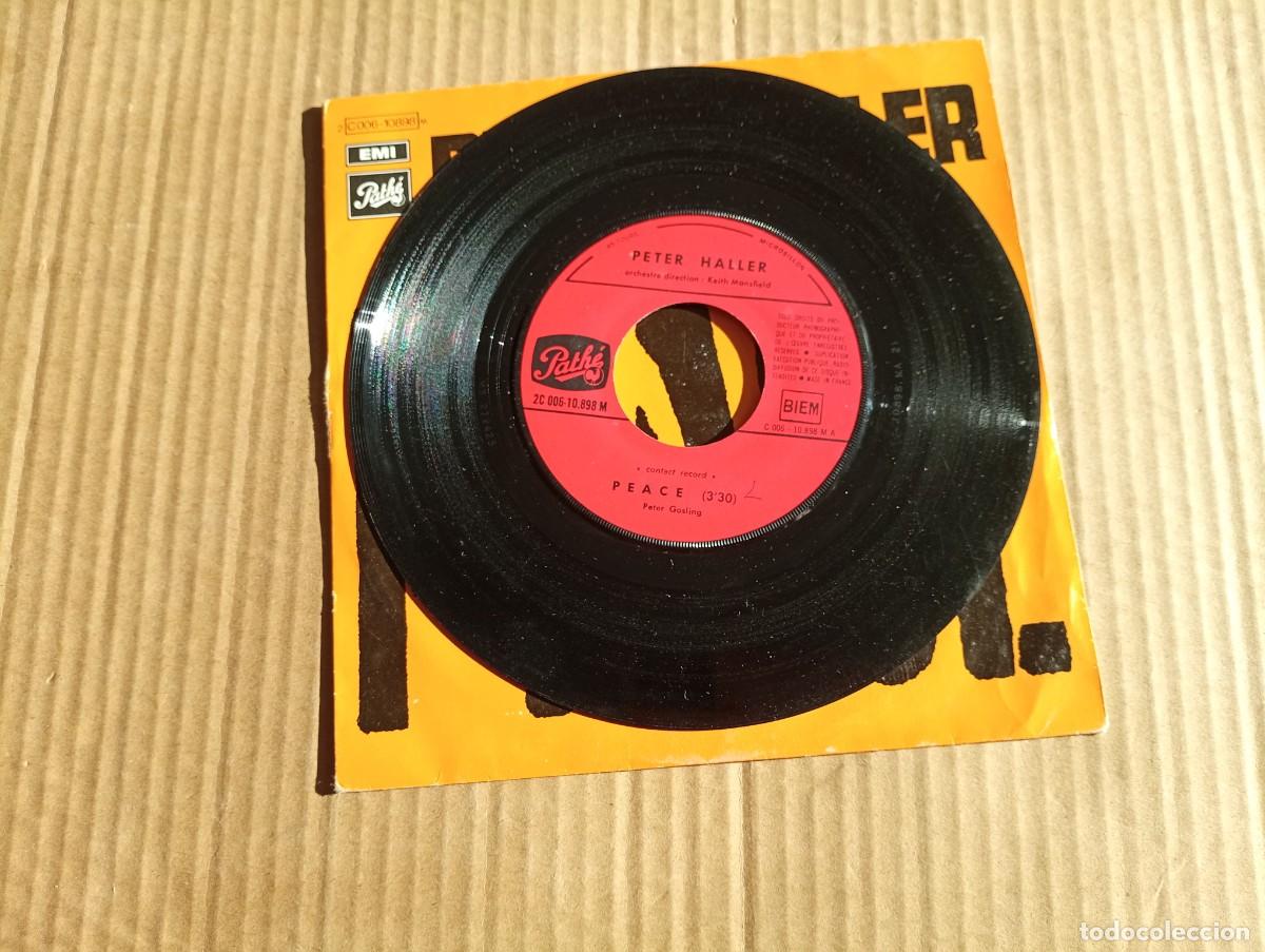 Discos de vinilo: PETER HALLER - PEACE SINGLE 1970 EDICION FRANCIA - Foto 2